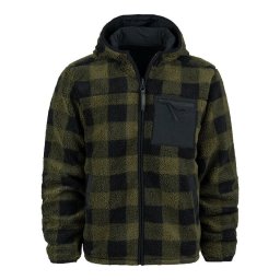 Bunda oboustranná SHERPA SOFTSHELL ČERNO/ZELENÁ vel. L