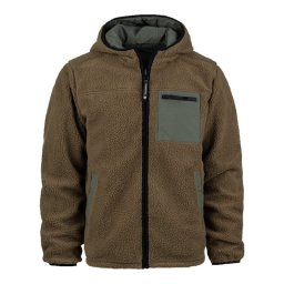 Bunda oboustranná SHERPA SOFTSHELL COYOTE/ZELENÁ vel. L