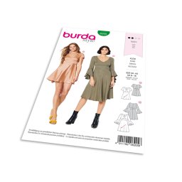 Střih Burda 6205 - Šaty