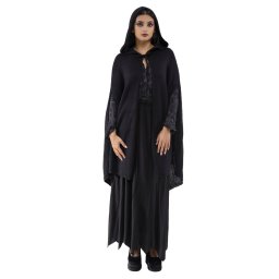 pončo (dámské) KILLSTAR - Spectral - Black - KSRA011640