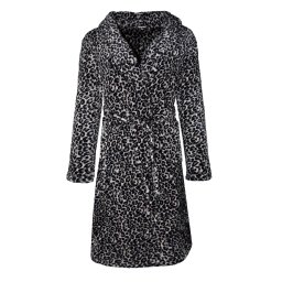 Shelma dámský župan huňatý 8207 M šedá