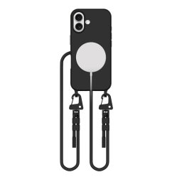 Tech-Protect MAGNECKLACE MagSafe iPhone 16 - Black