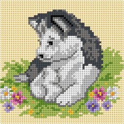 Sestava pro vyšívání křížkovým stehem Malwina 15x15cm - č. 1012