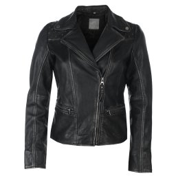 bunda dámská (křivák) GWJuky - Asymmetrical Black-Grey - 1101-0668