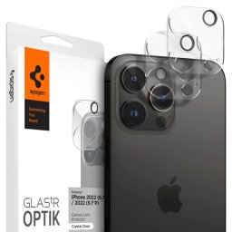 Spigen GLAStR Optik 2-Pack iPhone 14 Pro / 14 Pro Max / 15 Pro / 15 Pro Max / 16 Pro / 16 Pro Max - Clear
