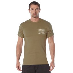 ROTHCO triko FREEDOM OVER FEAR COYOTE vel.L