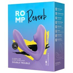 ROMP Reverb - vlnit 2v1 vibrtor na bod G (fialov)