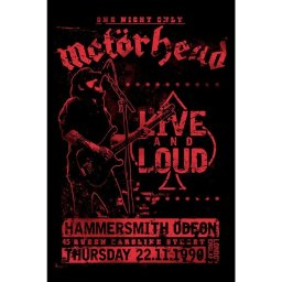 plakát Motörhead - Live and loud - GBYDCO170