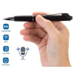Pero zvukový rekordér wifi na mobil - live přenos zvuku přes APP + výdrž baterie do 9 dnů