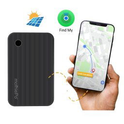 Mini bluetooth gps lokátor ultratenký 85x45x2,5mm přes Apple Find My - Solární výdrž do 10 měsíců
