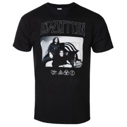 tričko pánské Led Zeppelin - Icon Logo Photo - ROCK OFF - LZTS31MB