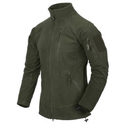 Mikina funkční fleece ALPHA TACTICAL ZELENÁ vel. L
