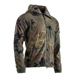Mikina zip s kapucí fleece DELTA FLECKTARN vel. L