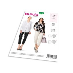 Střih Burda 6278 - Halenka, košile