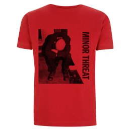tričko pánské Minor Threat - LP - Red - RTMINTSRLP