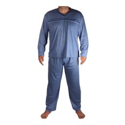 Standa pyžamo pánské dlouhé V2401 tmavě šedá XXL