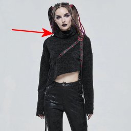 svetr dámský DEVIL FASHION - POŠKOZENÉ - MY704