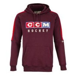 Hokejová mikina CCM Vintage Hoodie Acai YTH YTH M = 140cm = 9-11 let