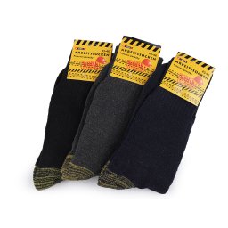Pánské bavlněné ponožky pracovní hrubé, barva 2 (vel. 43-46) mix