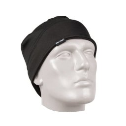 MIL-TEC čepice ELASTIC FLEECE ČERNÁ