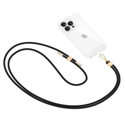 Tech-Protect C2S ROPE CROSSBODY Šňůrka / popruh na telefon - Černá / zlatá