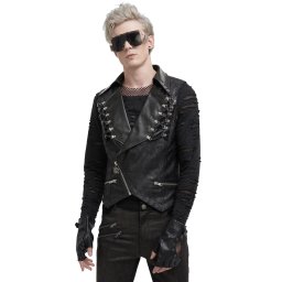 vesta pánská DEVIL FASHION - Biker Metal Punk - WT073