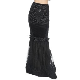 sukně dámská DEVIL FASHION - Black Gothic - ESKT04401