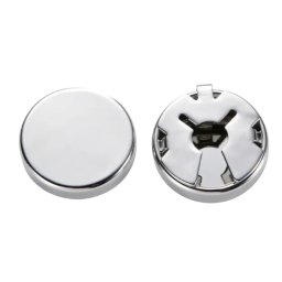 Gaira® Ozdoba na knoflíčky 31247, Barva stříbrná