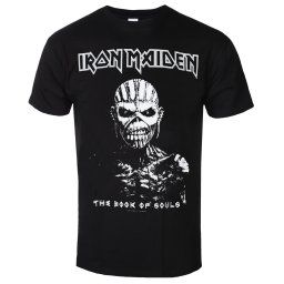 tričko pánské Iron Maiden - Book Of Souls White Contrast - ROCK OFF - IMTEE98MB