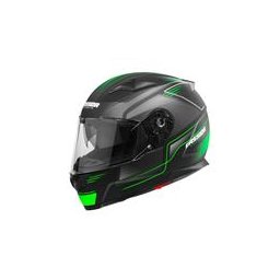Helma CASSIDA Apex Fusion černá/zelená -XL