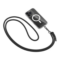 Tech-Protect C1S ROPE CROSSBODY Šňůrka / popruh na telefon - black/black