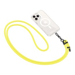 Tech-Protect C1S ROPE CROSSBODY Šňůrka / popruh na telefon - yellow/black