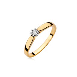 Zásnubní prsten s diamantem Rebecca BSBR056