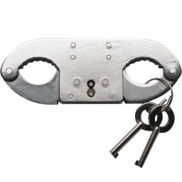 KOMBAT pouta na palce DOUBLE LOCK nerezová