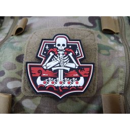 JACKETS TO GO nášivka GHOST SHIP SKULL plast BAREVNÁ