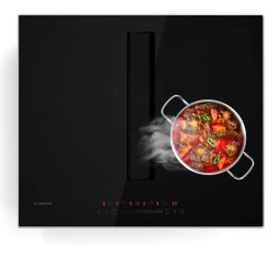 Klarstein Chef-Fusion Prime Down Air System, 2 v 1, indukční varná deska + digestoř, výkonný