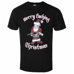 tričko pánské Motörhead - Merry Effing Christmas - BLACK - ROCK OFF - MHEADTEE64MB
