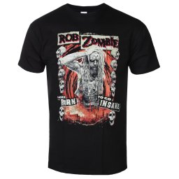 tričko pánské Rob Zombie - Born To Go Insane - ROCK OFF - RZTEE06MB