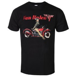 tričko pánské Van Halen - Pinup Motorcycle - ROCK OFF - VHTS21MB