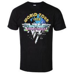 tričko pánské Van Halen - World Tour '78 Full Colour - ROCK OFF - VHTS09MB