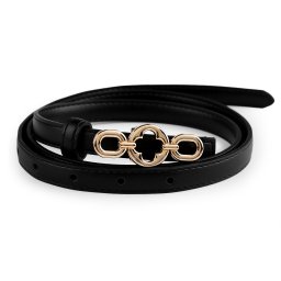 Dámský pásek šíře 13 mm, 18 mm, barva 1 (šíře 13 mm) černá zlatá