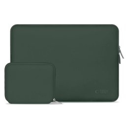 Pouzdro na notebook Tech-Protect NeoSlim Laptop 13-14 - Midnight Green