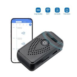 MINI audio záznamník WIFI APP ovládaný přes Váš mobil (Smartphone) + výdrž baterie do 20 dnů