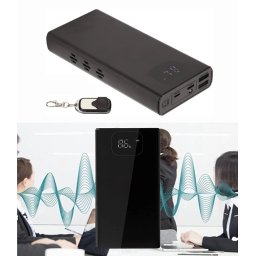 Audio rušička - blokátor nahrávání hlasu - baterie 6000 mAh + dálkový ovladač