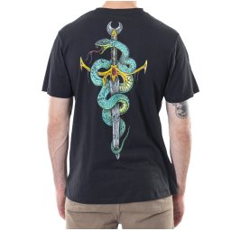 tričko pánské FALLEN - Venom Tee - Black Green Chris Cole - FMU1RE09 BLACK GREEN CHRIS