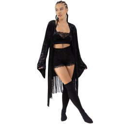 župan dámský KILLSTAR - Burnt - Black - KSRA011858