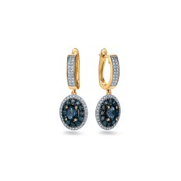 London blue topasové náušnice 1,84 ct Rea KU1488YLBN
