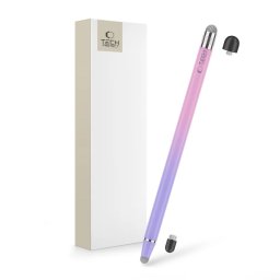 Univerzální dotykové pero Tech-Protect USP100 4-TIP Touch Stylus Pen - fialové/růžové