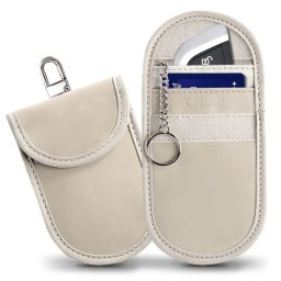 Tech-Protect KLR100 RFID Ochranné pouzdro pro bezkontaktní klíče a karty - Caffe Latte