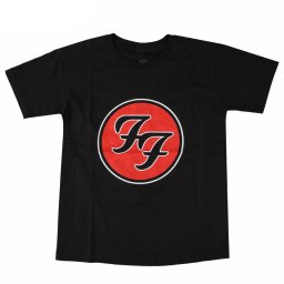 tričko dětské Foo Fighters - Logo - Black - ROCK OFF - FOOTS04BB
